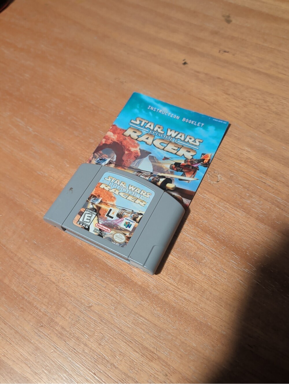 Nintendo Star Wars Episode I Racer N64 Game Cartridge Tested Working NUS-006